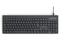 HAMA Klawiatura przewodowa CK-100 czarna - 1331328 - zdjęcie 1
